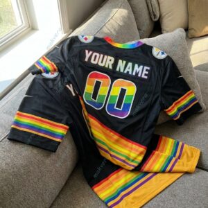 NFL All Team x LGBT Pride Month In June Custom Football Jersey 6 NFL All Team x LGBT Pride Month In June Custom Football Jersey 7