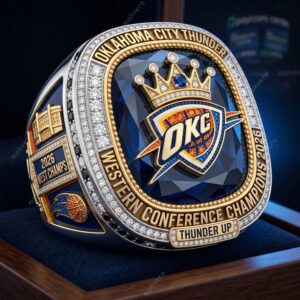OKC Western Conference Champions 2026 Ring 3