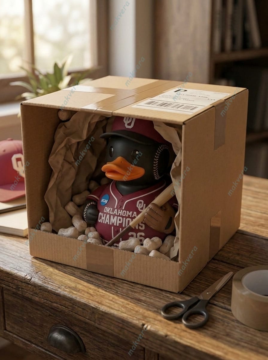 Oklahoma Sooners Champions 2026 NCAA Rubber Duck 2 Oklahoma Sooners Champions 2026 NCAA Rubber Duck 2