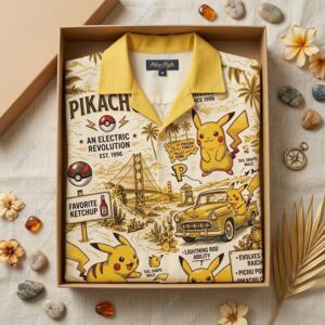 Pikachu An Electric Revolution Est 1996 Hawaiian Shirt