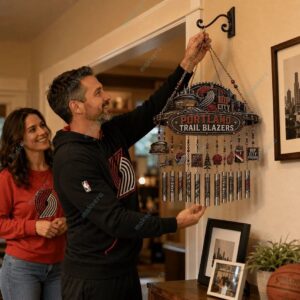 Portland Trail Blazers NBA Team Season 2026 Wind Chime 3