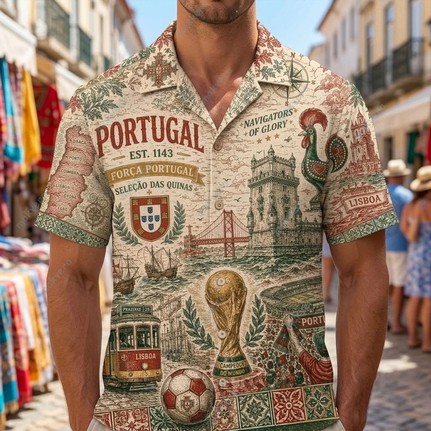 Portugal Est 1143 Navigators Of Glory Hawaiian Shirt 2 Portugal Est 1143 Navigators Of Glory Hawaiian Shirt 2