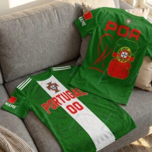Portugal National Team World Cup 2026 Custom 3D Shirt