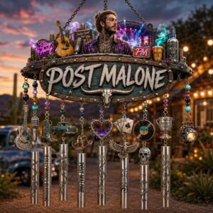 Post Malone Hollywood Bleeding Wind Chime