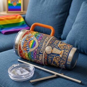 Pride Month x New York Knicks NBA Champions 2026 Tumbler 2