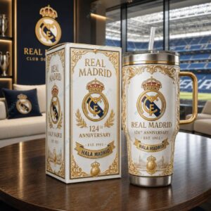 Real Madrid CF 124th Anniversary Insulated Tumbler 2