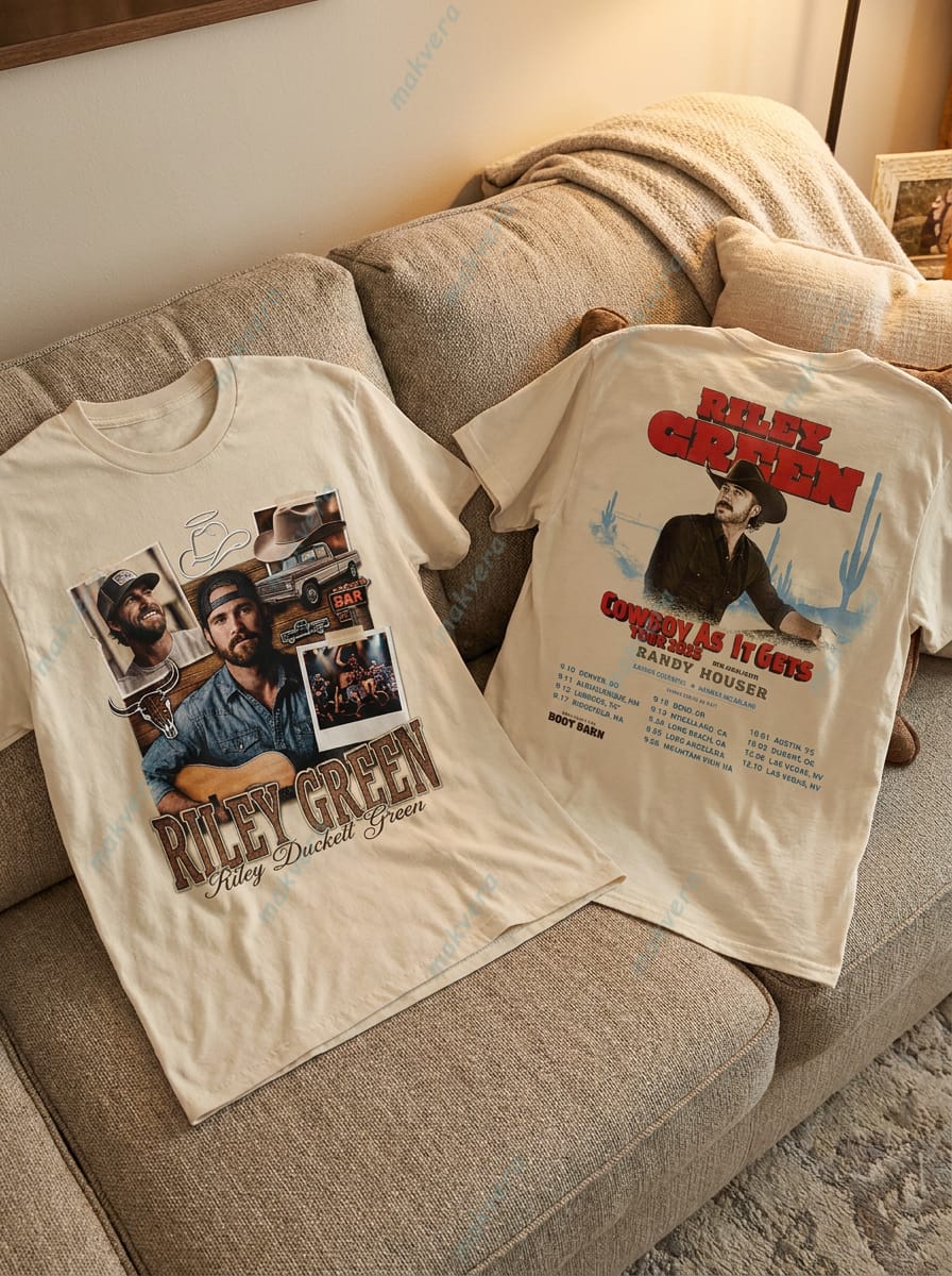 Riley Green x Cowboy As It Gets Tour 2026 Shirt 2 Riley Green x Cowboy As It Gets Tour 2026 Shirt 2