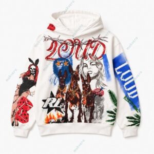 Rolling Loud Movie 2026 Owen Wilson Mixed Media Cement Hoodie 3