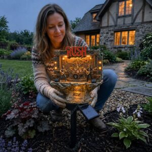 Rush Band 58Th Anniversary 1968-2026 Solar Garden Light 2