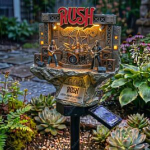 Rush Band 58Th Anniversary 1968-2026 Solar Garden Light
