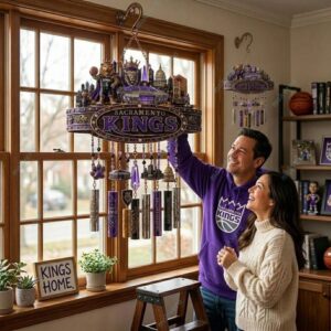 Sacramento Kings NBA Team Wind Chime 1 Sacramento Kings NBA Team Wind Chime 2