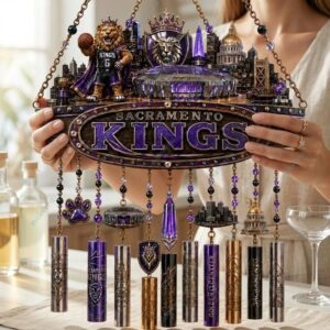 Sacramento Kings NBA Team Wind Chime