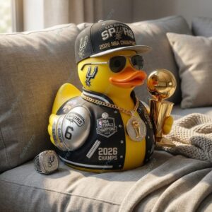 San Antonio Spurs 2026 NBA Champions Rubber Duck 2