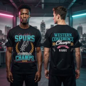 San Antonio Spurs 2026 Western Conference Champions Shirt 2