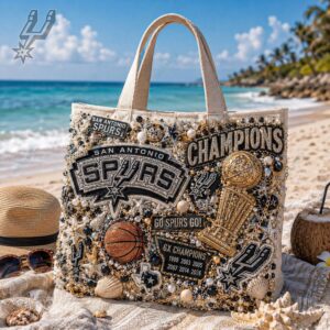 San Antonio Spurs 6X Champions Premium Tote Bag
