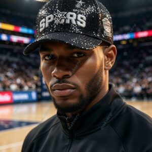 San Antonio Spurs Western Conference Champions 2026 Bling Cap