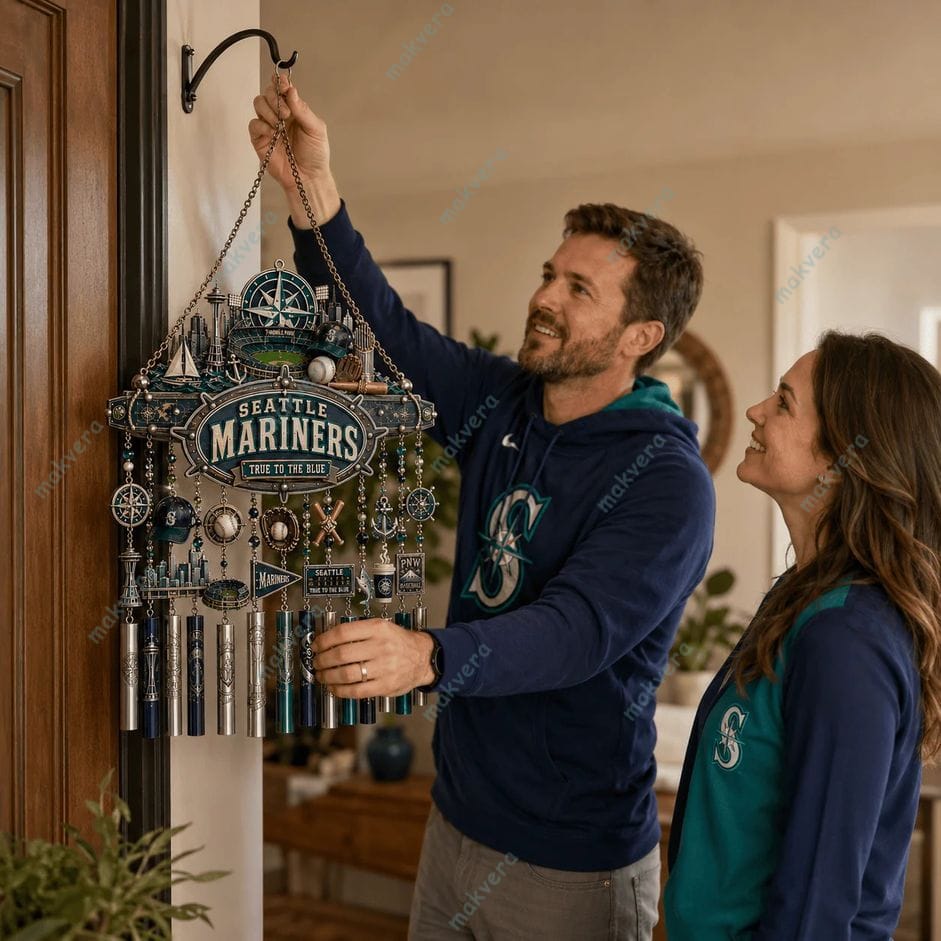 Seattle Mariners Baseball 2026 Wind Chime 2 Seattle Mariners Baseball 2026 Wind Chime 2