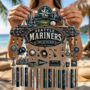 Seattle Mariners Baseball 2026 Wind Chime