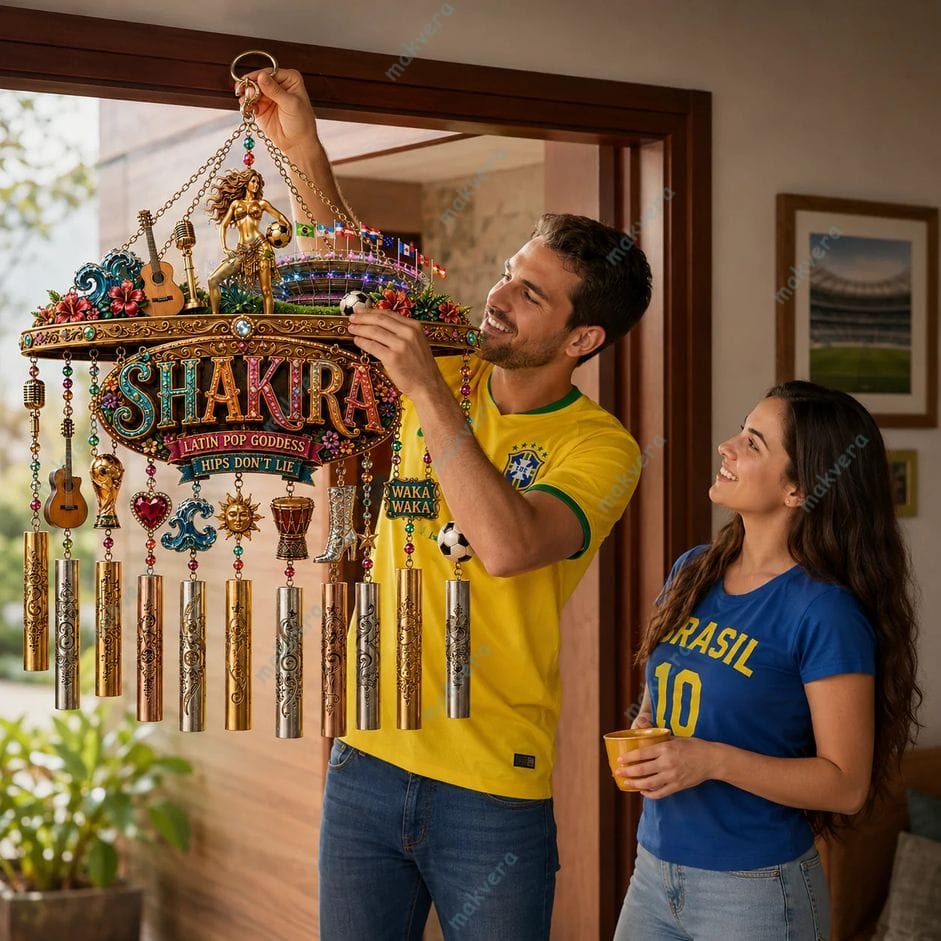 Shakira Fifa World Cup 2026 Wind Chime 2 Shakira Fifa World Cup 2026 Wind Chime 2