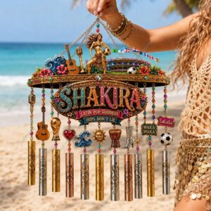 Shakira Fifa World Cup 2026 Wind Chime 2 Shakira Fifa World Cup 2026 Wind Chime 3