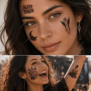 Sleep Token Inspired Temporary Tattoos 1 Sleep Token Inspired Temporary Tattoos 2