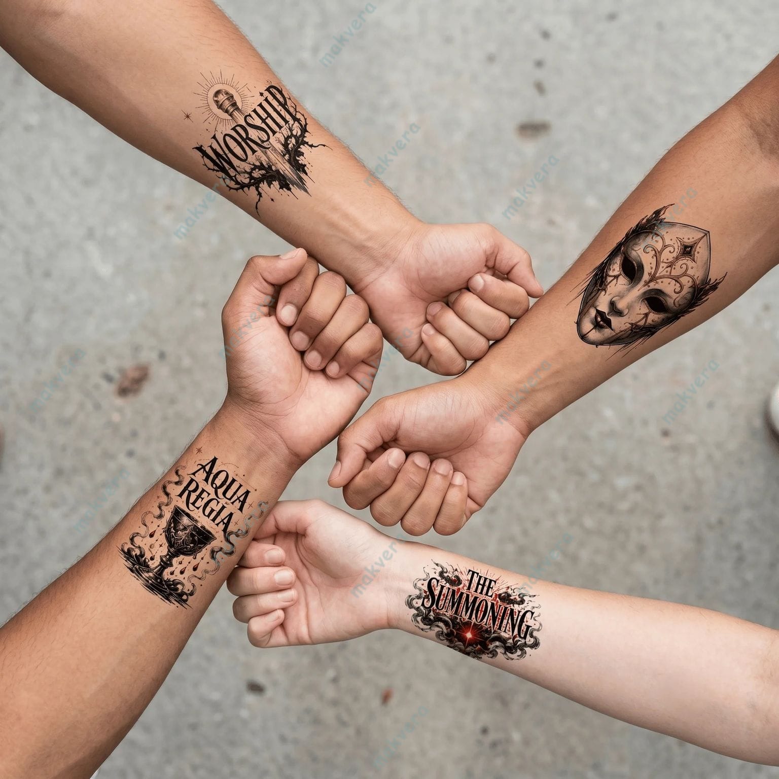 Sleep Token Inspired Temporary Tattoos Sleep Token Inspired Temporary Tattoos