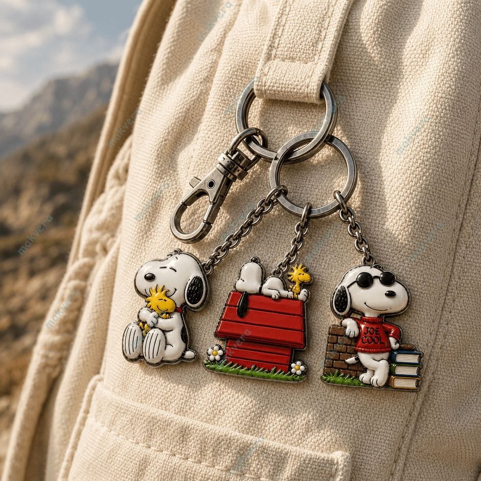 Snoopy & Woodstock Collector Keychain 3 Snoopy & Woodstock Collector Keychain 3