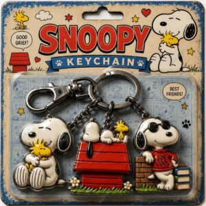 Snoopy & Woodstock Collector Keychain
