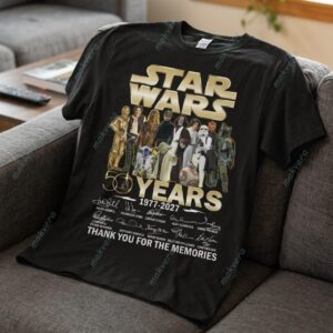 Star Wars 50 Years 1977-2027 Thank You For The Memories Shirt