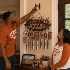 Texas Longhorns Iconography Wind Chime 3