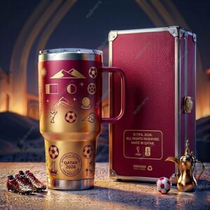 The Desert Rose Qatar FIFA World Cup 2026 Tumbler 2 The Desert Rose Qatar FIFA World Cup 2026 Tumbler 3