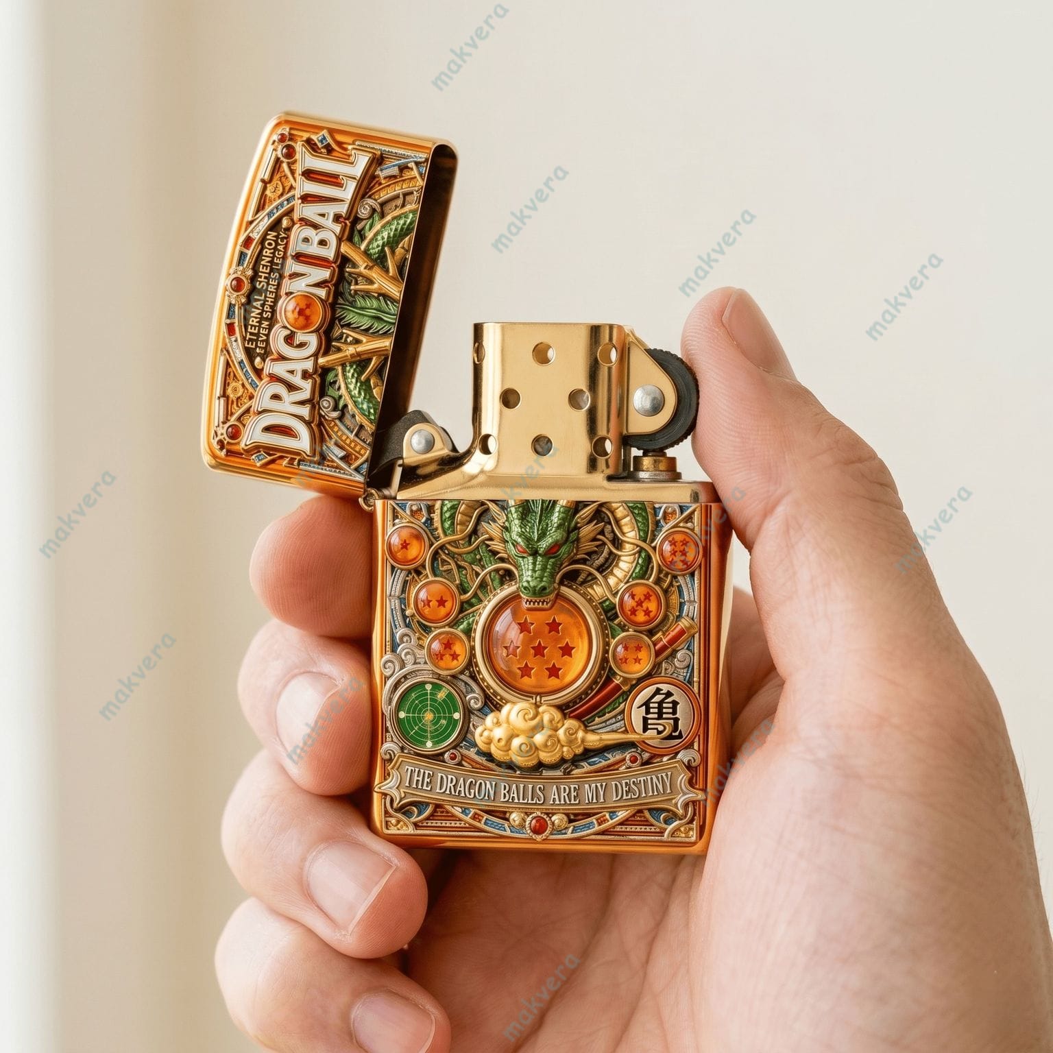 The Dragon Ball Are My Destiny Zippo Case 2 The Dragon Ball Are My Destiny Zippo Case 2