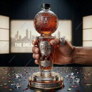 The Dream 2026 WNBA Commissioner's Cup Champions Commemorative Whiskey Bottle 2