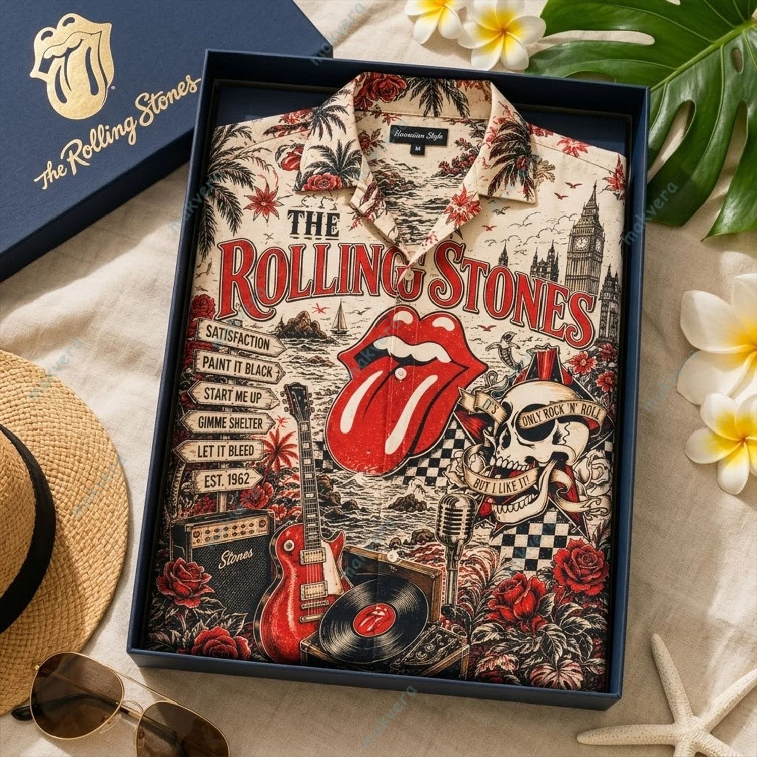 The Rolling Stones Est 1962 Hawaiian Shirt 2 The Rolling Stones Est 1962 Hawaiian Shirt 2