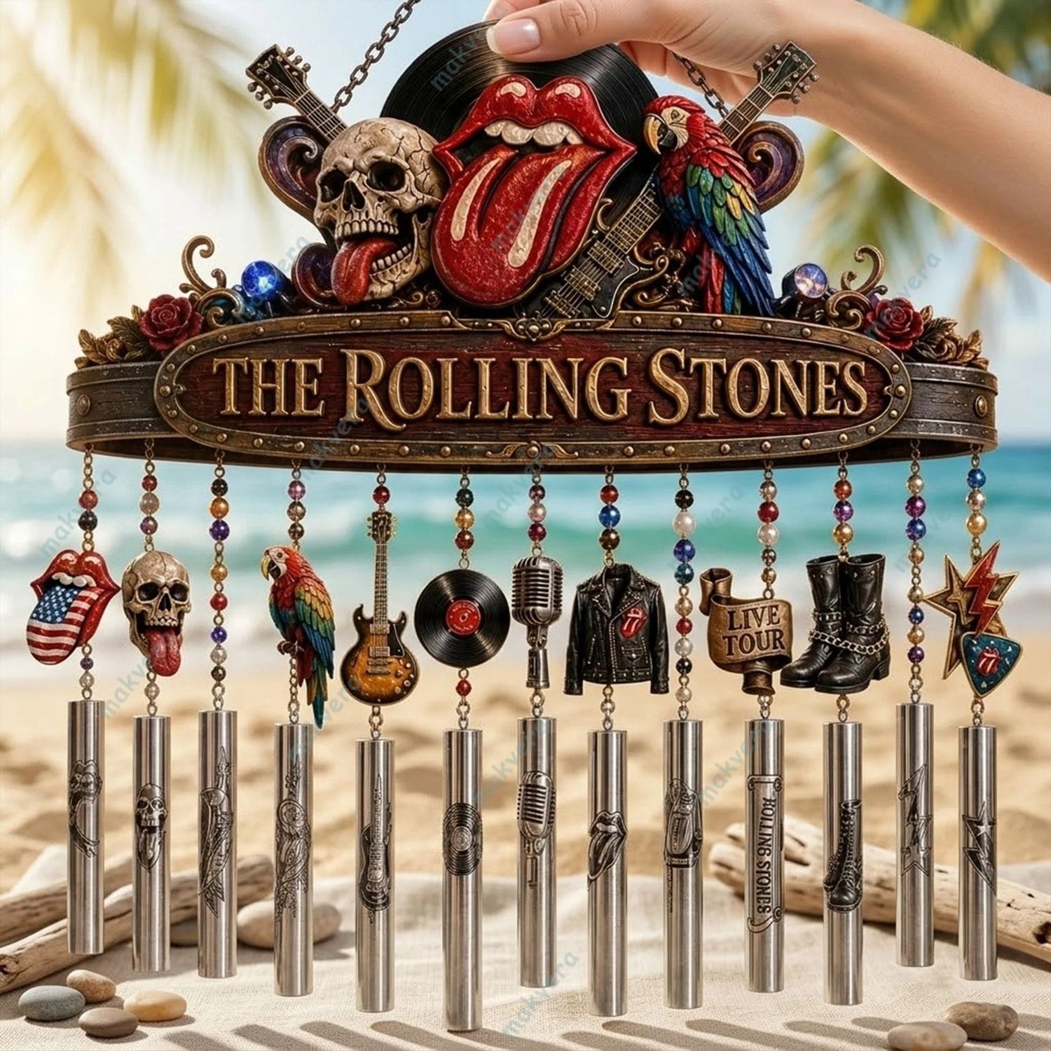 The Rolling Stones Live Tour Wind Chime 2 The Rolling Stones Live Tour Wind Chime 2