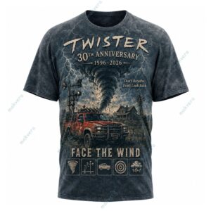 Twister Face The Wind 30Th Anniversary 1996-2026 Shirt