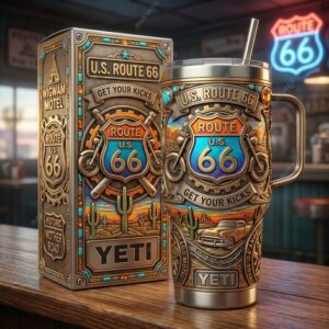 US Route 66 Get Your Kicks Tumbler