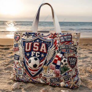 USA FC Game Day World Cup 2026 Summer Vibes Tote Bag 1 USA FC Game Day World Cup 2026 Summer Vibes Tote Bag 3