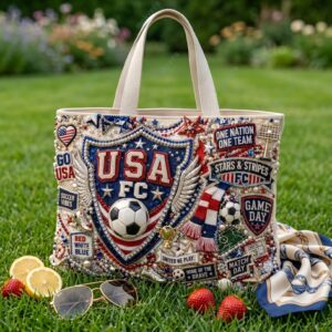 USA FC Game Day World Cup 2026 Summer Vibes Tote Bag