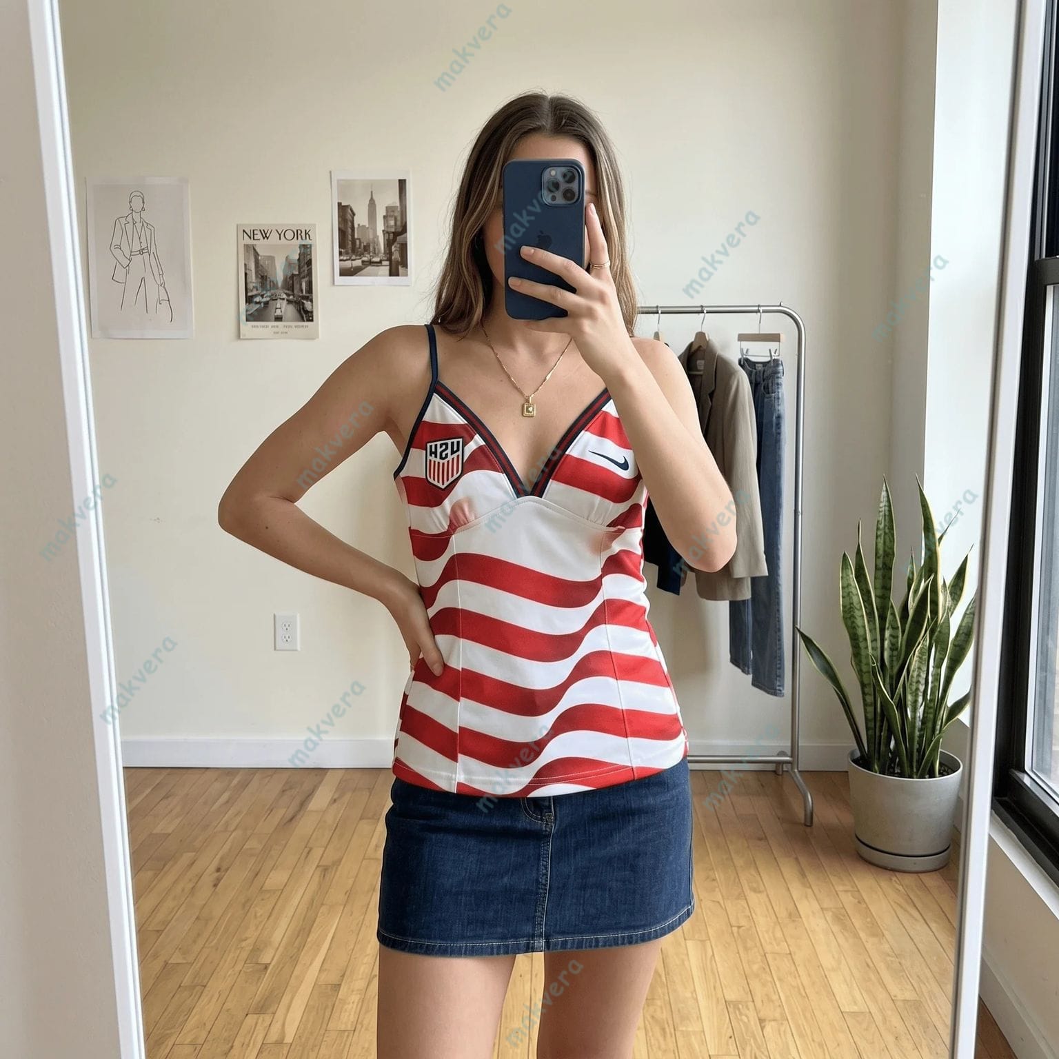 USA National Team World Cup 2026 Jersey Cami Top 2 USA National Team World Cup 2026 Jersey Cami Top 2