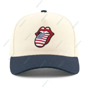 USA National World Cup 2026 Rolling Stones Lick Two Tone Cap