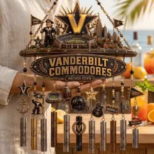 Vanderbilt Commodores Anchor Down Wind Chime