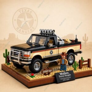 Walker Texas Ranger 33rd Anniversary Building Block Set 2