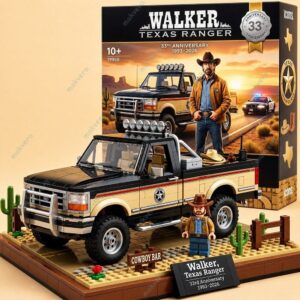 Walker Texas Ranger 33rd Anniversary Building Block Set