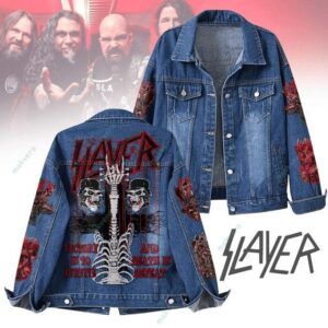 War Ensemble Slayer Band Denim Jacket 2 War Ensemble Slayer Band Denim Jacket 3
