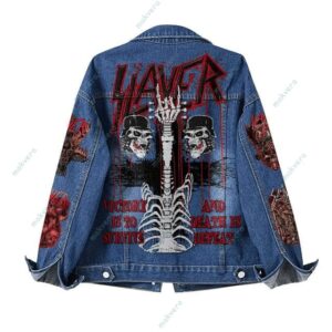 War Ensemble Slayer Band Denim Jacket 3 War Ensemble Slayer Band Denim Jacket 4