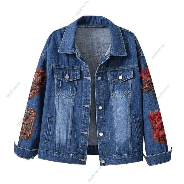 War Ensemble Slayer Band Denim Jacket 5 War Ensemble Slayer Band Denim Jacket 5