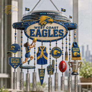 West Coast Eagles Optus Stadium Wind Chime 1 West Coast Eagles Optus Stadium Wind Chime 2
