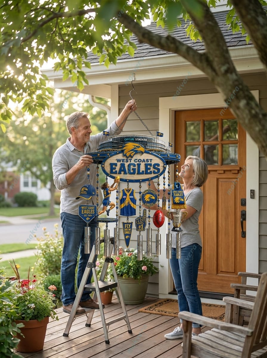 West Coast Eagles Optus Stadium Wind Chime West Coast Eagles Optus Stadium Wind Chime