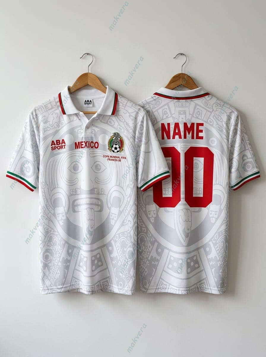 World Cup 2026 ABA Mexico 1998 Custom Jersey 2 World Cup 2026 ABA Mexico 1998 Custom Jersey 2